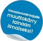 Muuttokärry ilmaiseksi lainaan varastovuokraajalle