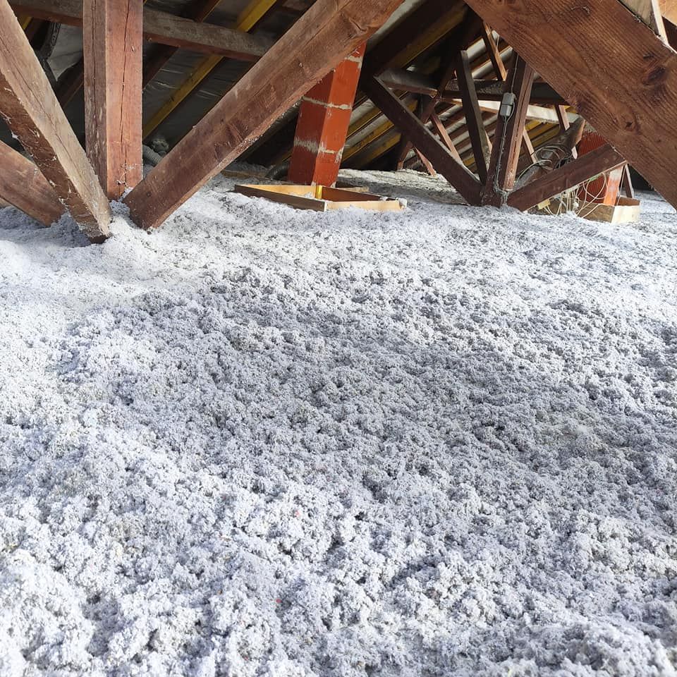 Isolation en ouate de cellulose