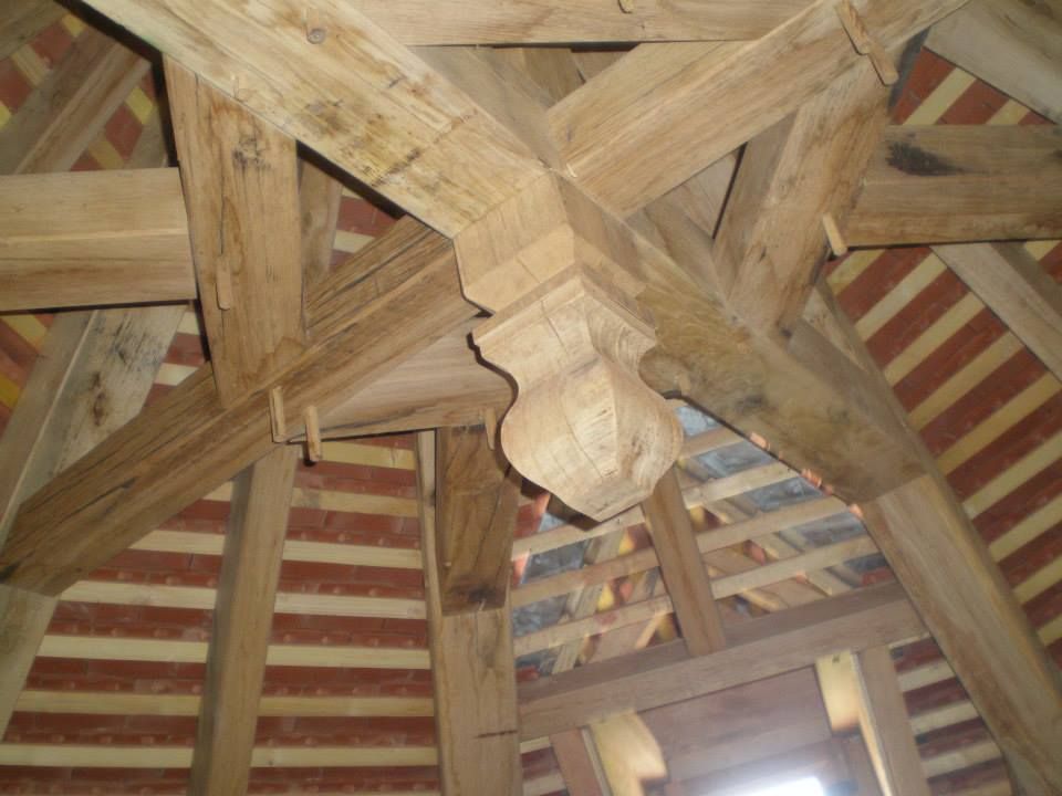 Détail d'une charpente ancienne