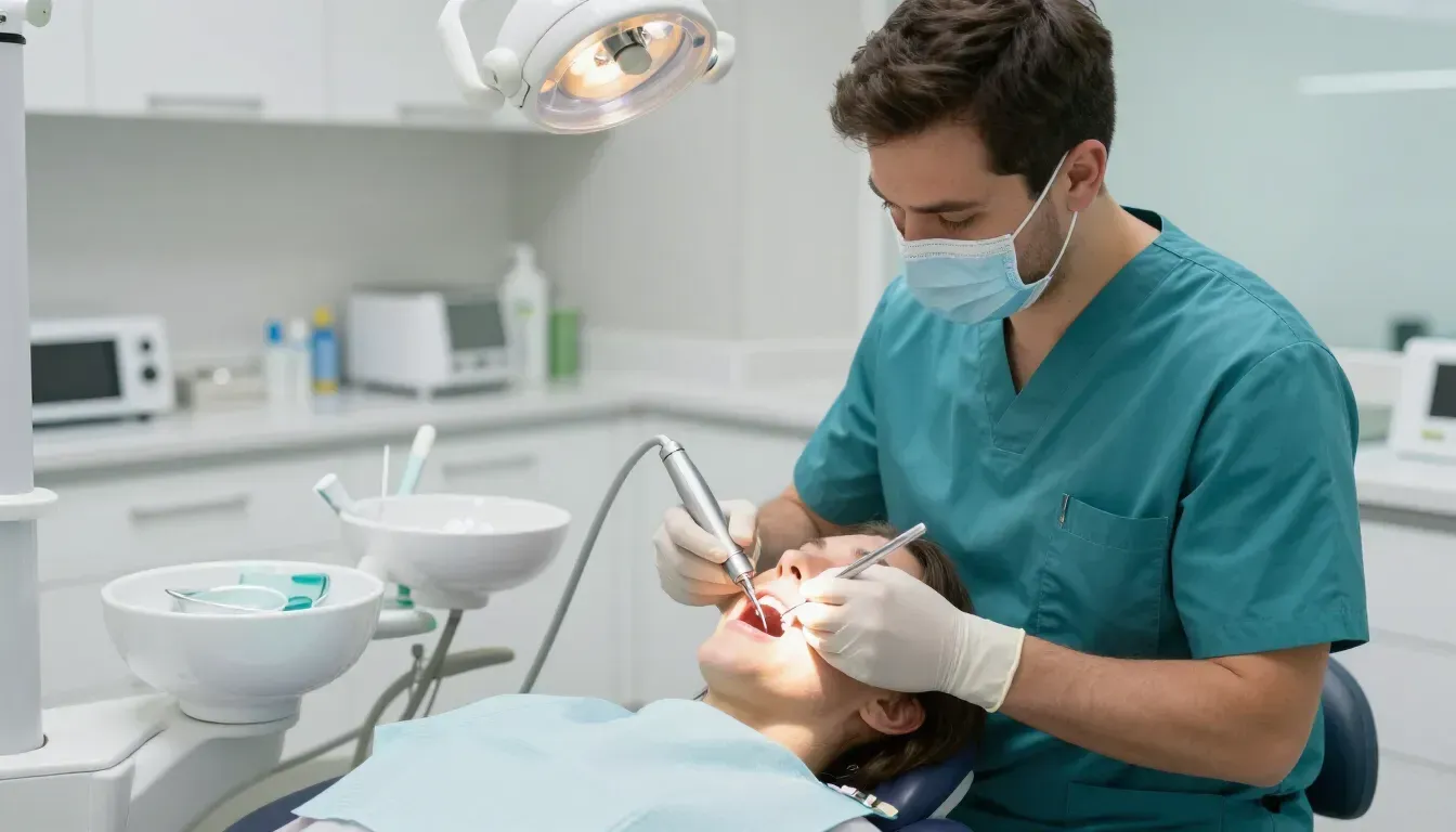Tratamiento de enc&iacute;as: limpieza profunda subgingival en cl&iacute;nica dental