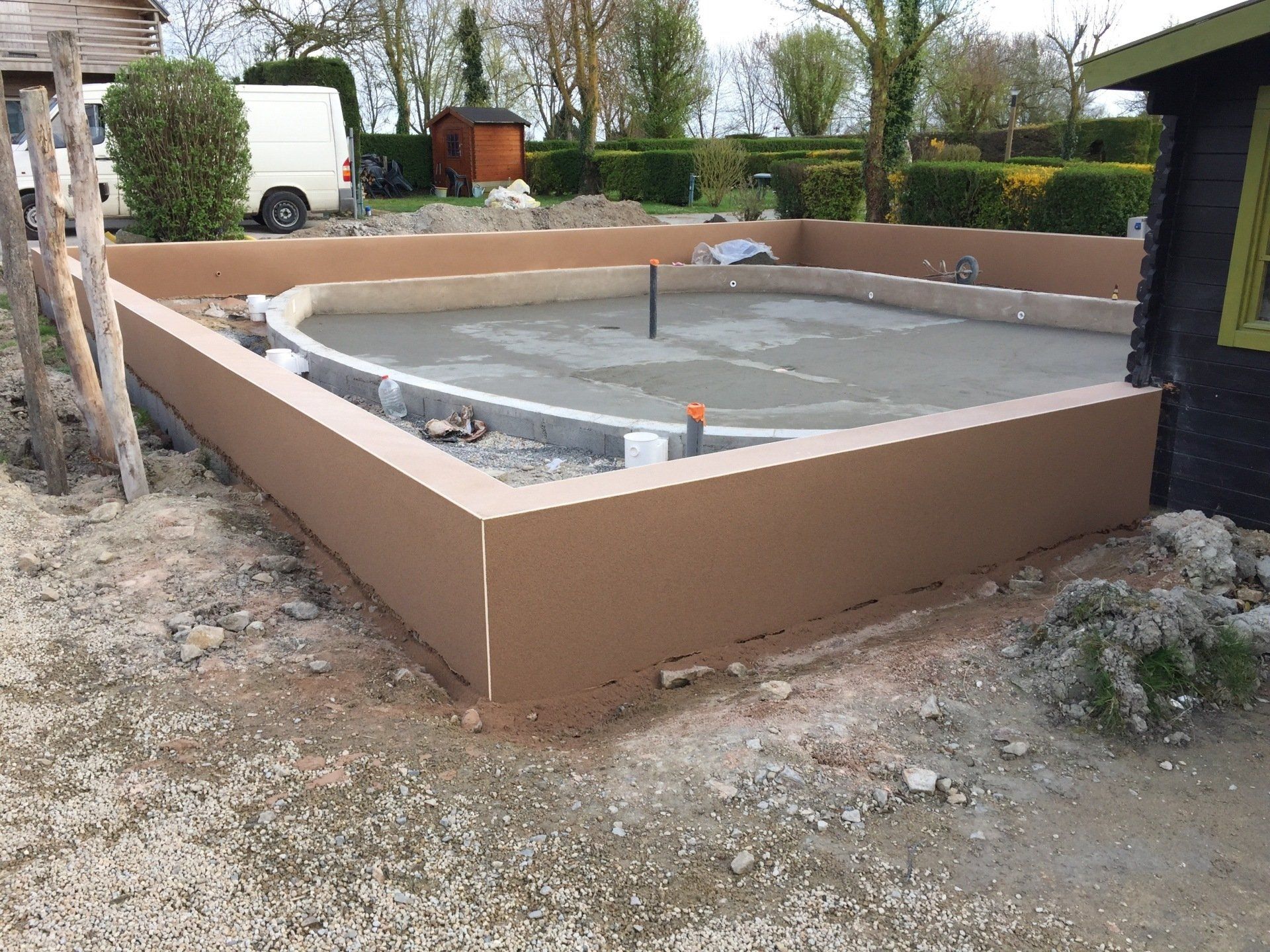 Réalisation d'une pataugeoire