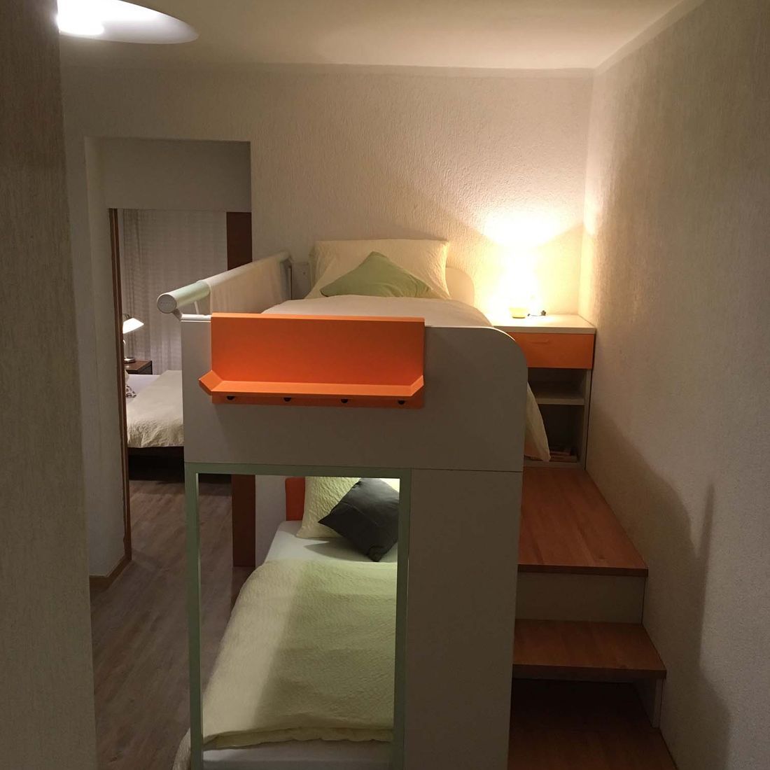 Kinder Etagenbett | Hotel Al Boccalino | Zimmer mit Balkon, Familienzimmer, hundefreundlich, am Luganersee | Melide, Tessin