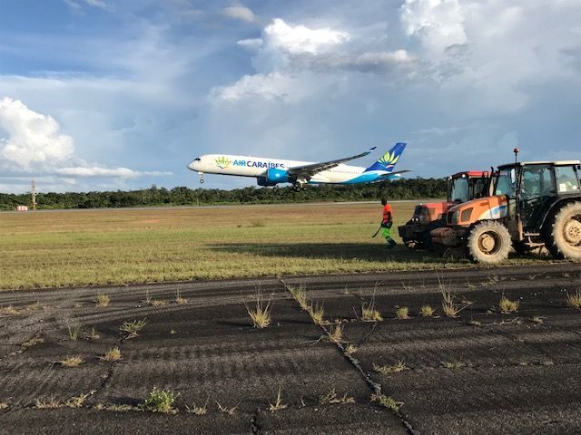 Piste d’atterrissage à traiter