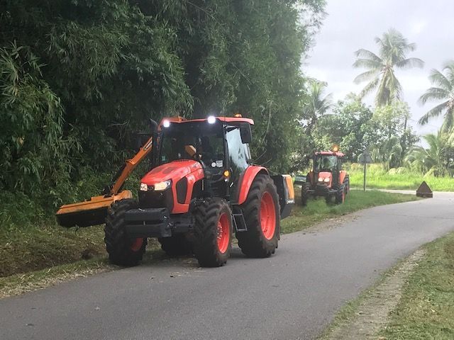 Intervention en tracteur
