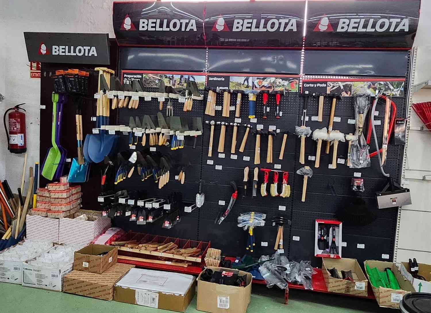 Exhibición de herramientas Bellota 