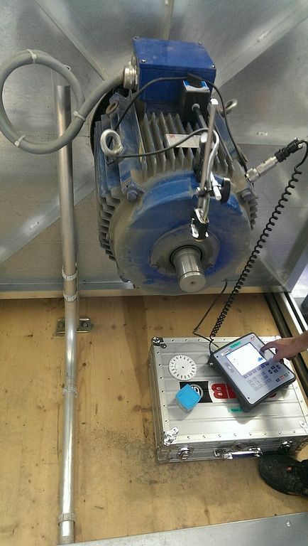 Service-Wucht-Arbeiten vor Ort