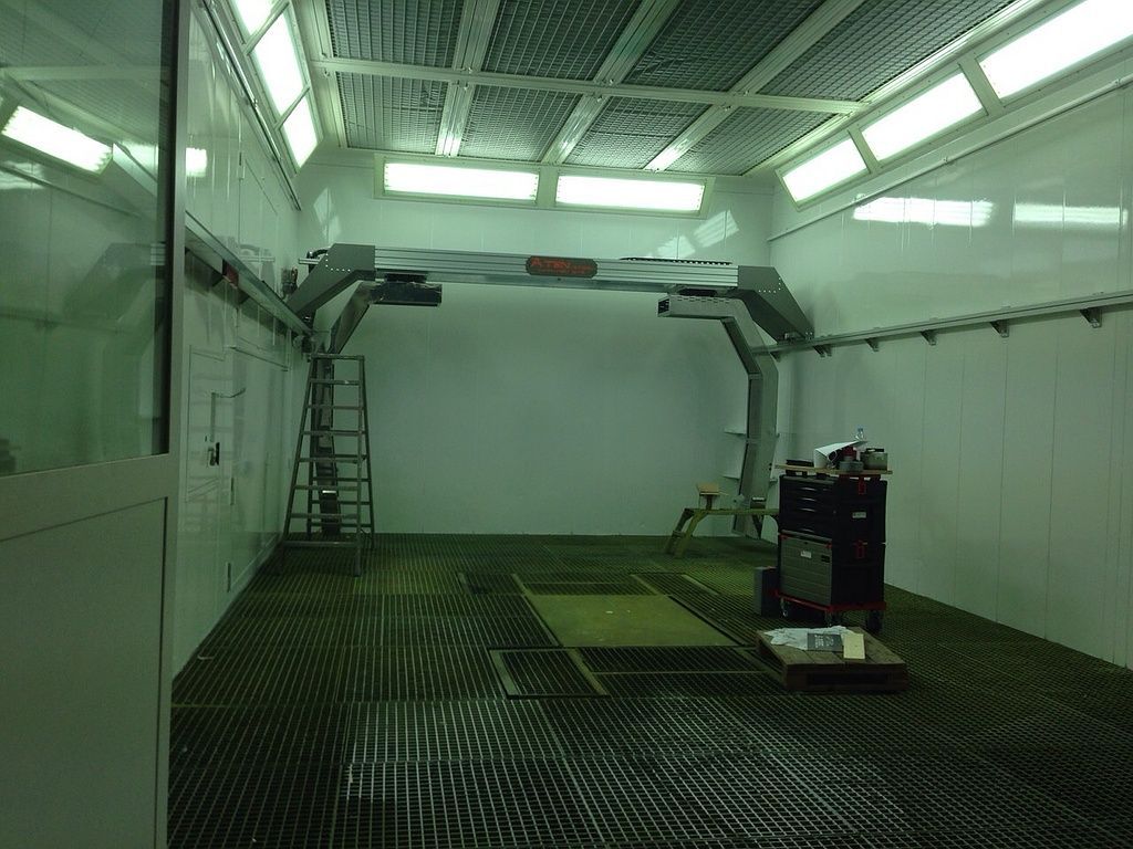 Trocknungsroboter-Einbau