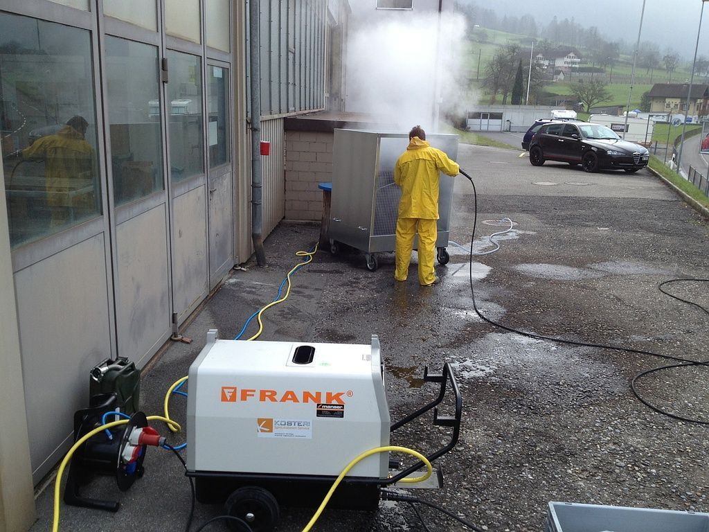 Abdampfarbeiten vor Ort