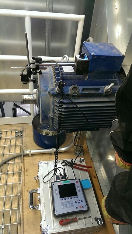 Service-Wucht-Arbeiten vor Ort