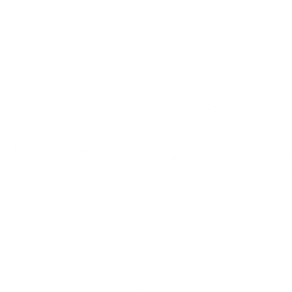 Icono de cortacésped dentro de un círculo, cortando hierba.
