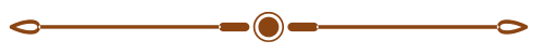 Una línea horizontal marrón con un círculo en el medio y flechas en cada extremo.
