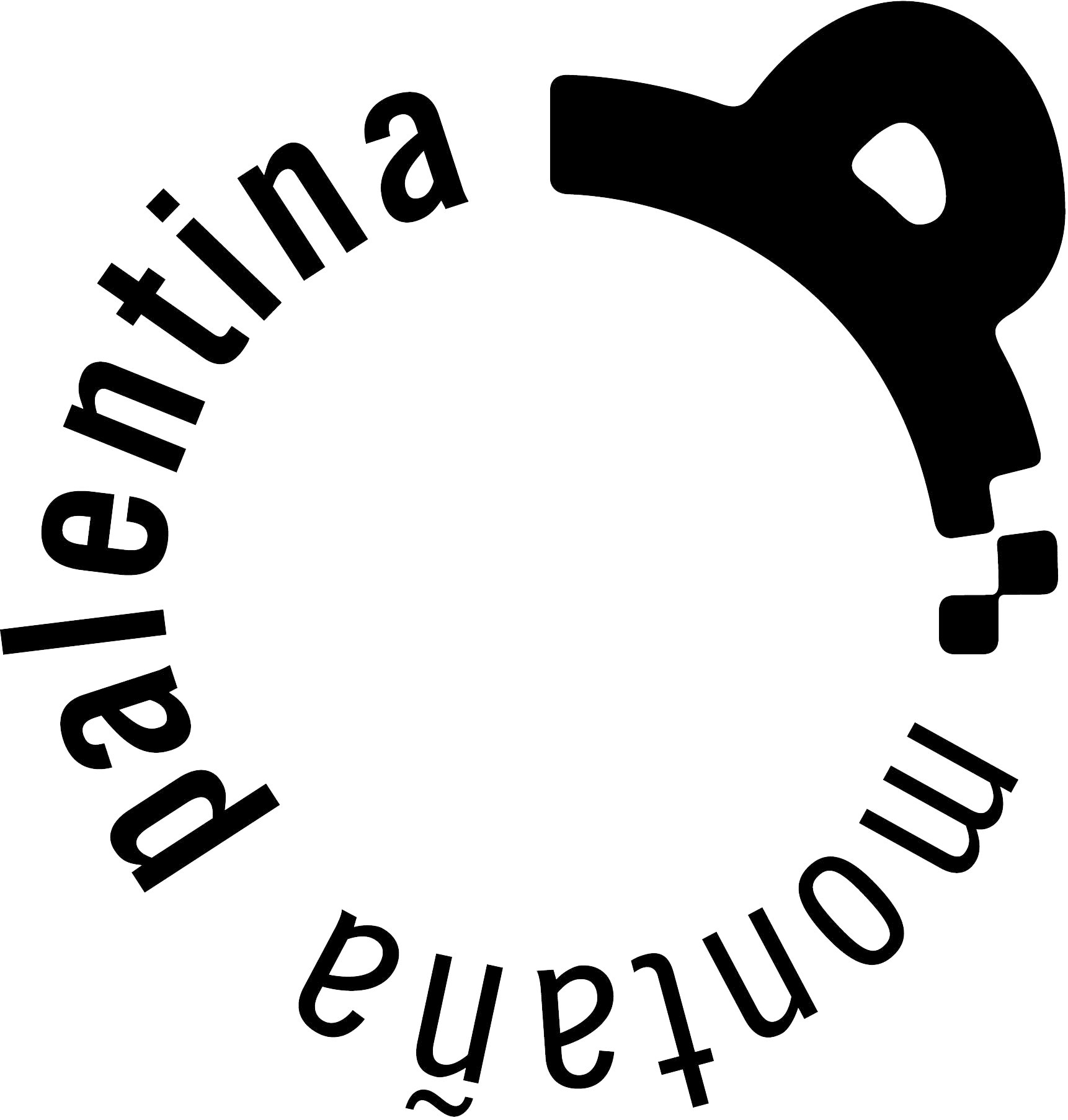 Logotipo circular con texto 