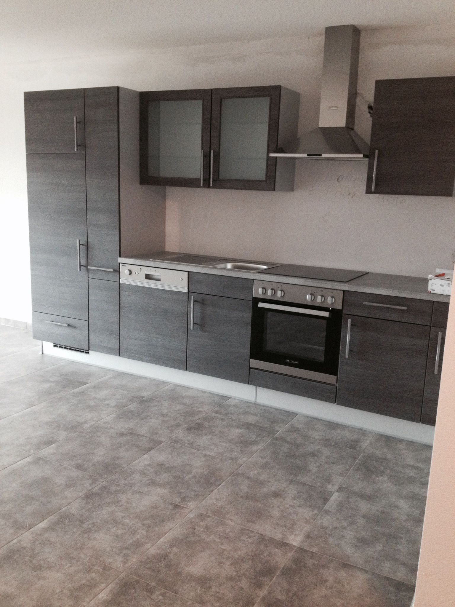 Cuisine après nettoyage de fin de chantier