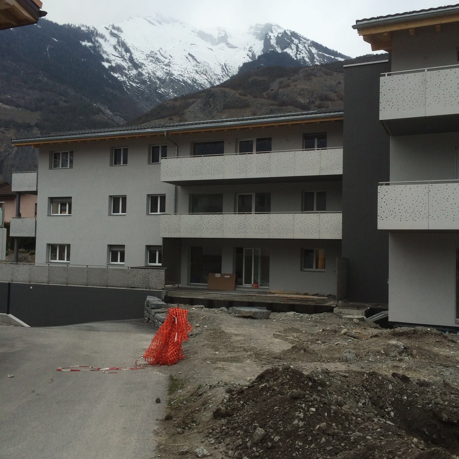 Immeuble le Cep à vétroz par AZ Conseils Sàrl et M. Fasano, 2016, fin de chantier