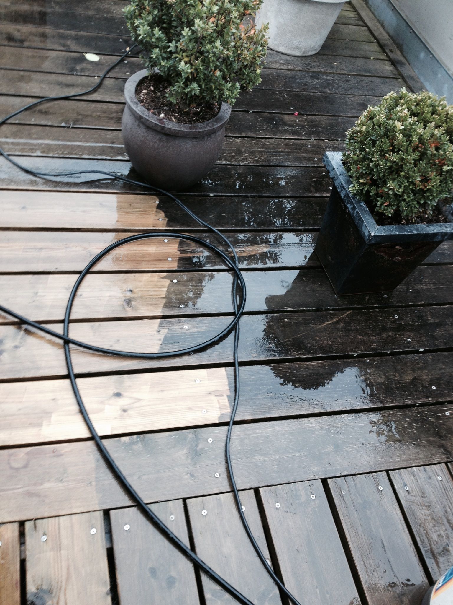 Entretien de la terrasse en bois