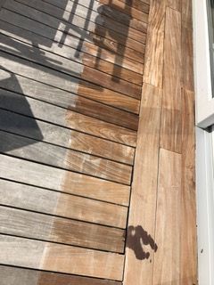 Entretien de la terrasse en bois