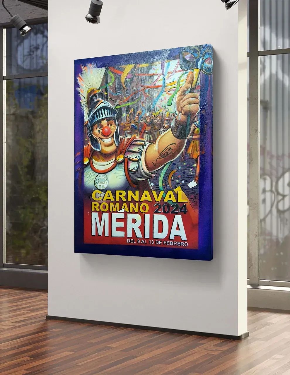 Un cartel en una pared que dice Mérida.