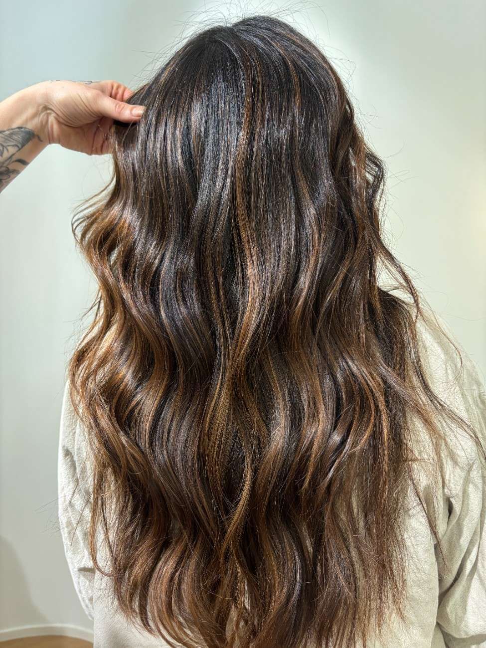 Sala de espera interior, letrero 