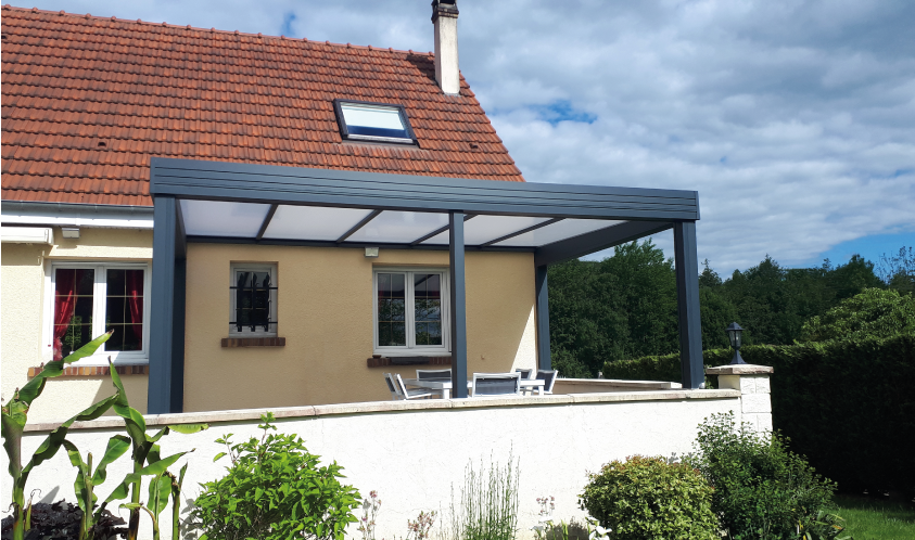 Pergola adossée