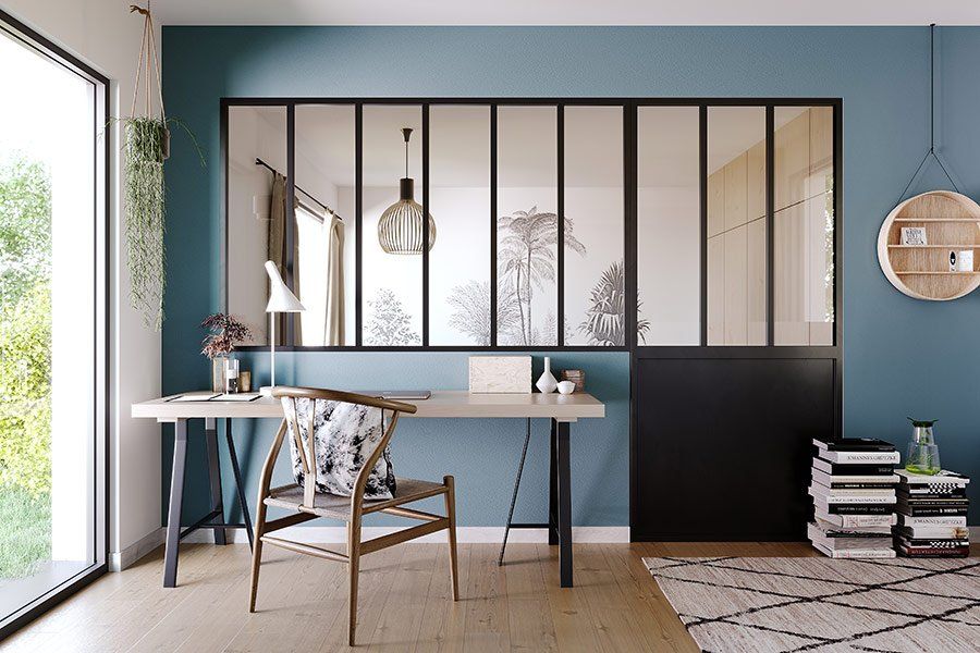 Verrière intérieure soubassement