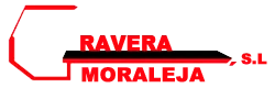 Un logotipo rojo y negro para Ravera Morales SL