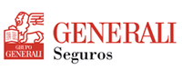 El logotipo de Generali Seguros: un icono rojo del León de San Marcos junto al texto rojo "GENERALI" y negro "Seguros".