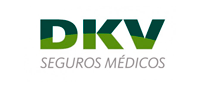 Logotipo de DKV Seguros Médicos: las letras DKV en verde oscuro y verde claro con el nombre de la empresa debajo.