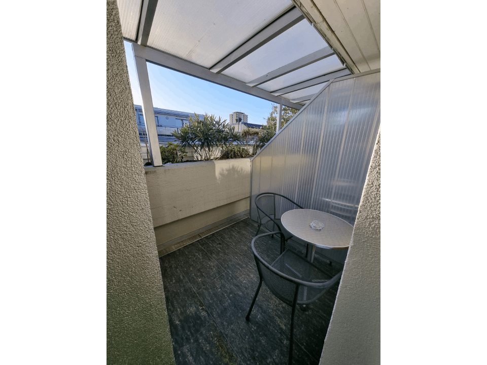 Balkon von Hotelzimmer