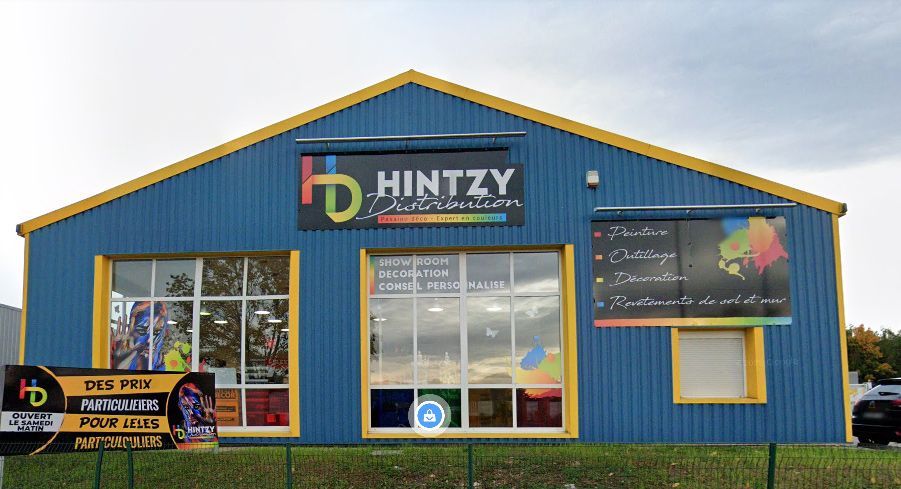 Devanture du magasin Hintzy Distribution de Besançon