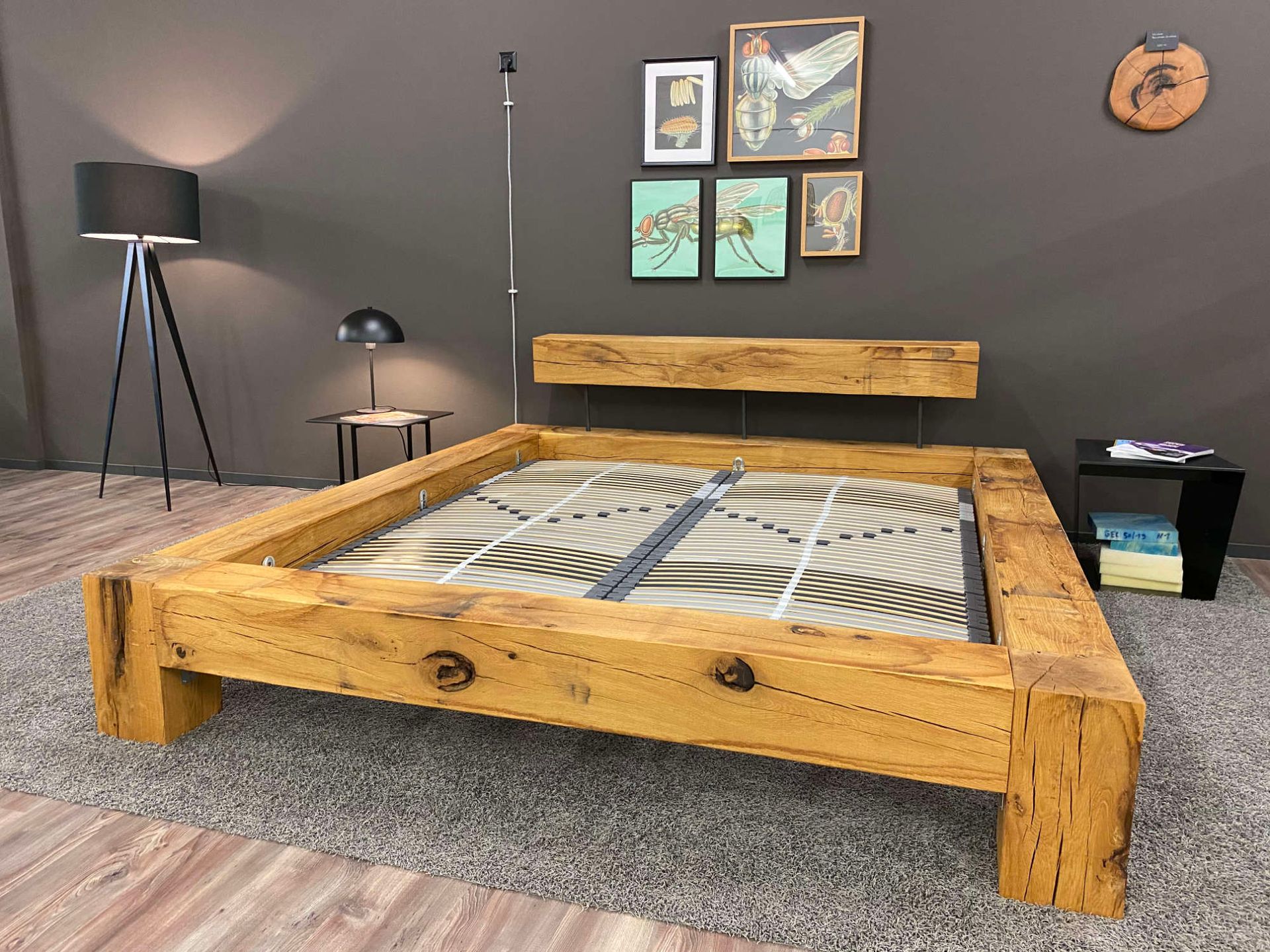 Balkenbetten Modell Tender Eiche