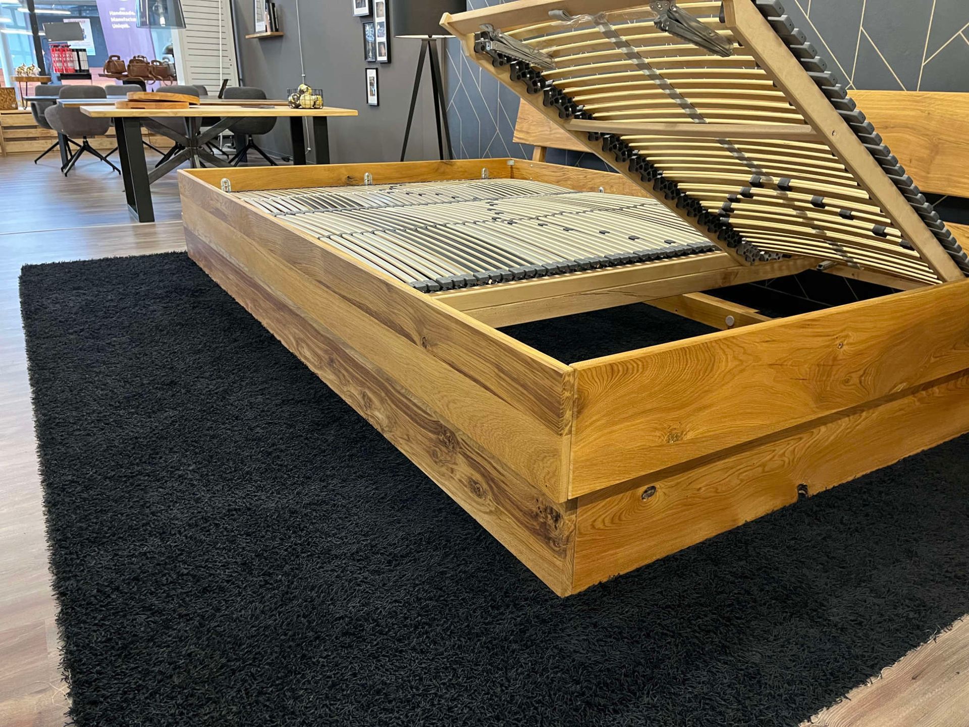 Familienbetten Modell Family Storage aufgeklappt