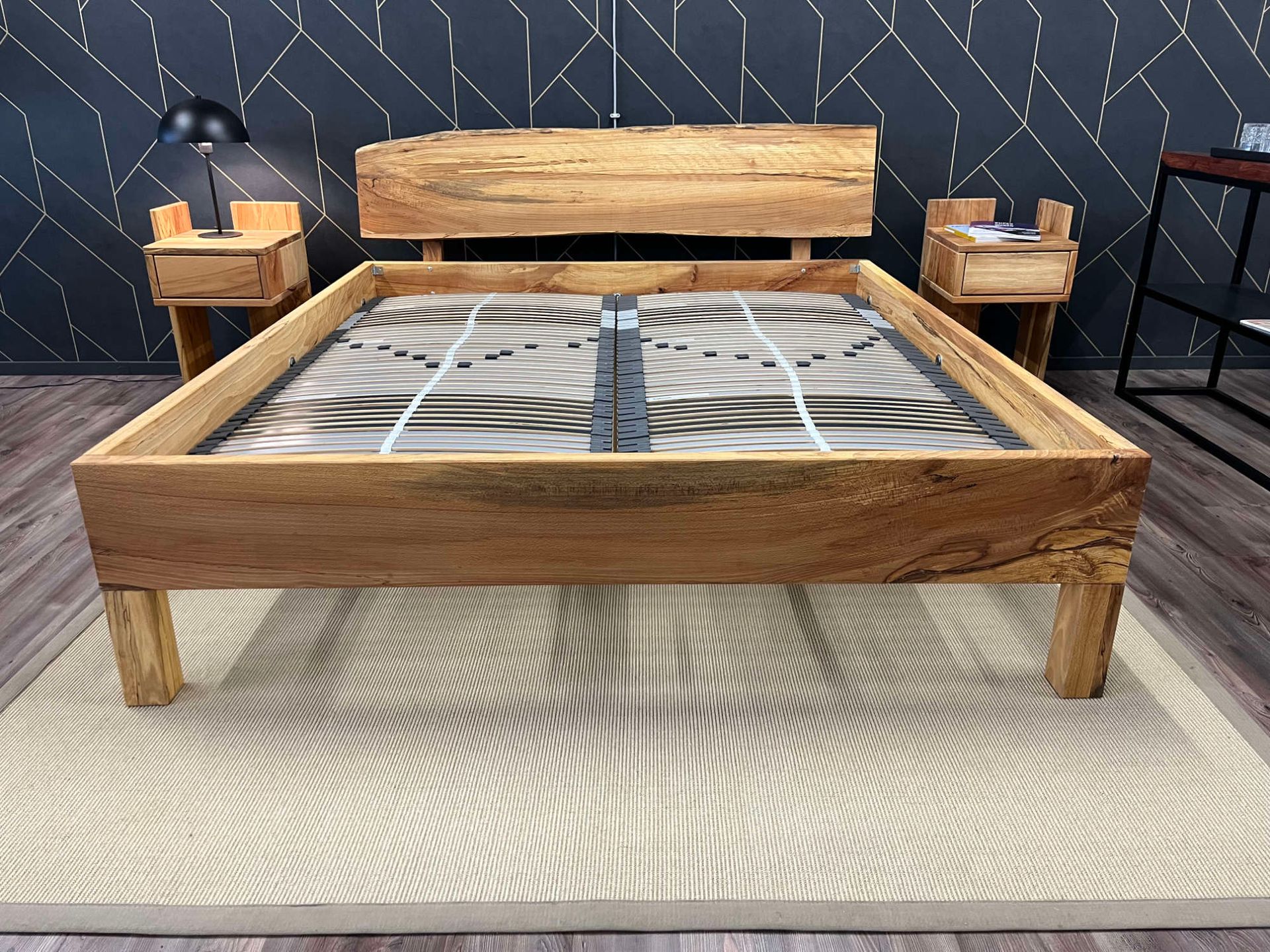 Massivholzbett Modell Miika Kernbuche