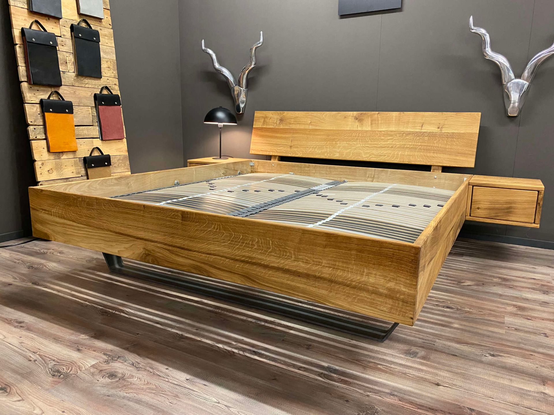 Massivholzbett Modell Odin Eiche