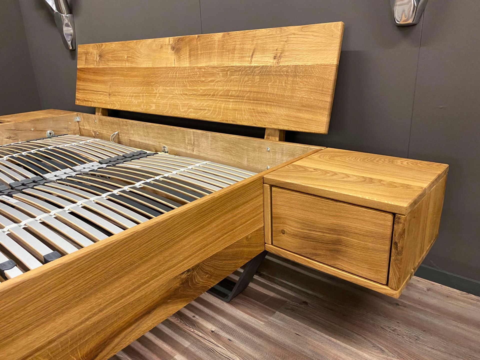 Massivholzbett Modell Odin Eiche