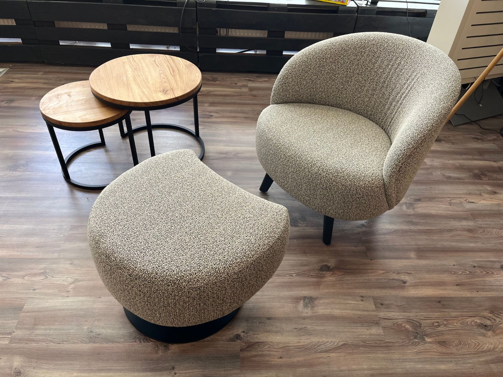 Modell Salon Sessel + Hocker