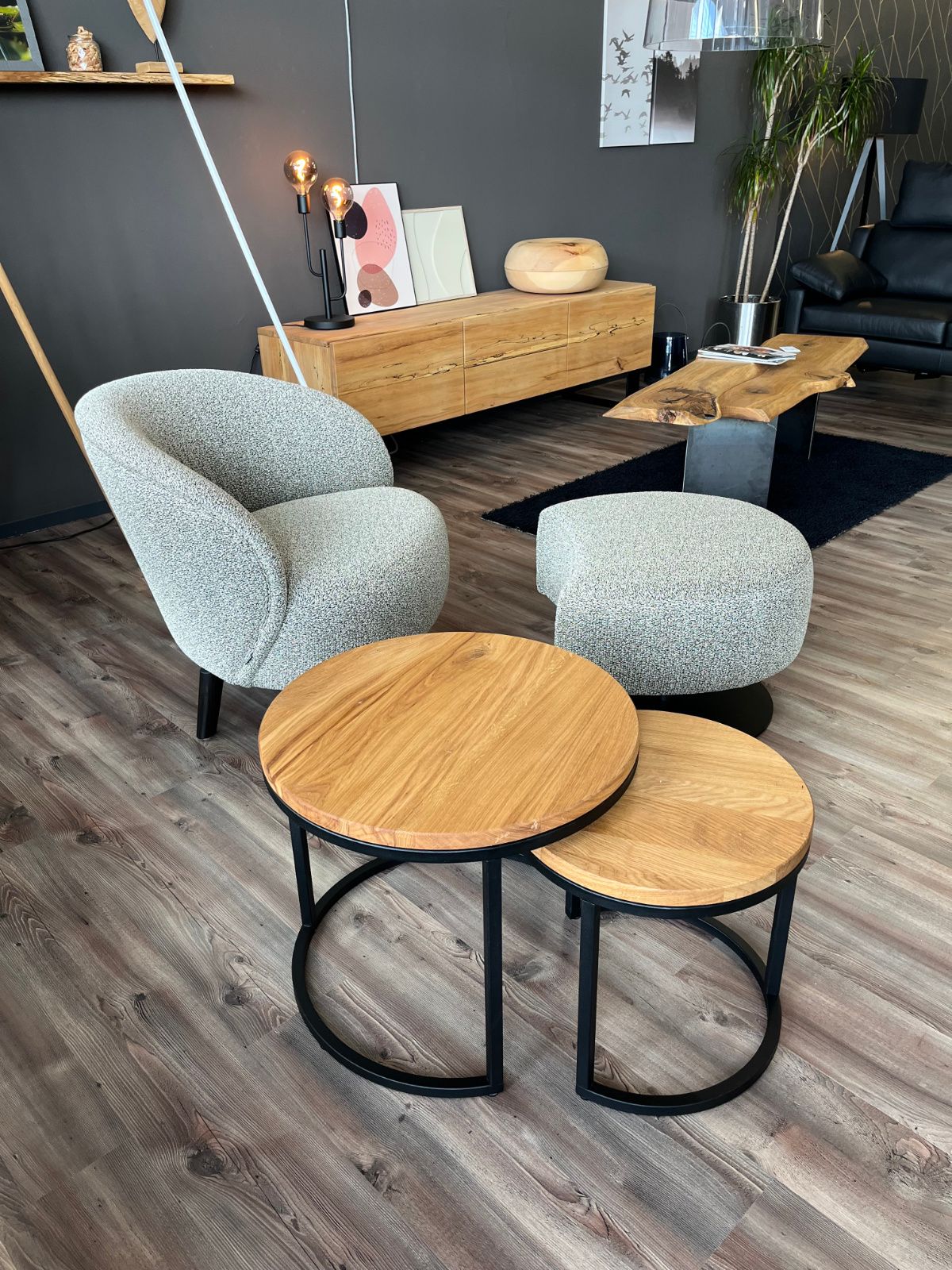 Modell Salon Sessel + Hocker