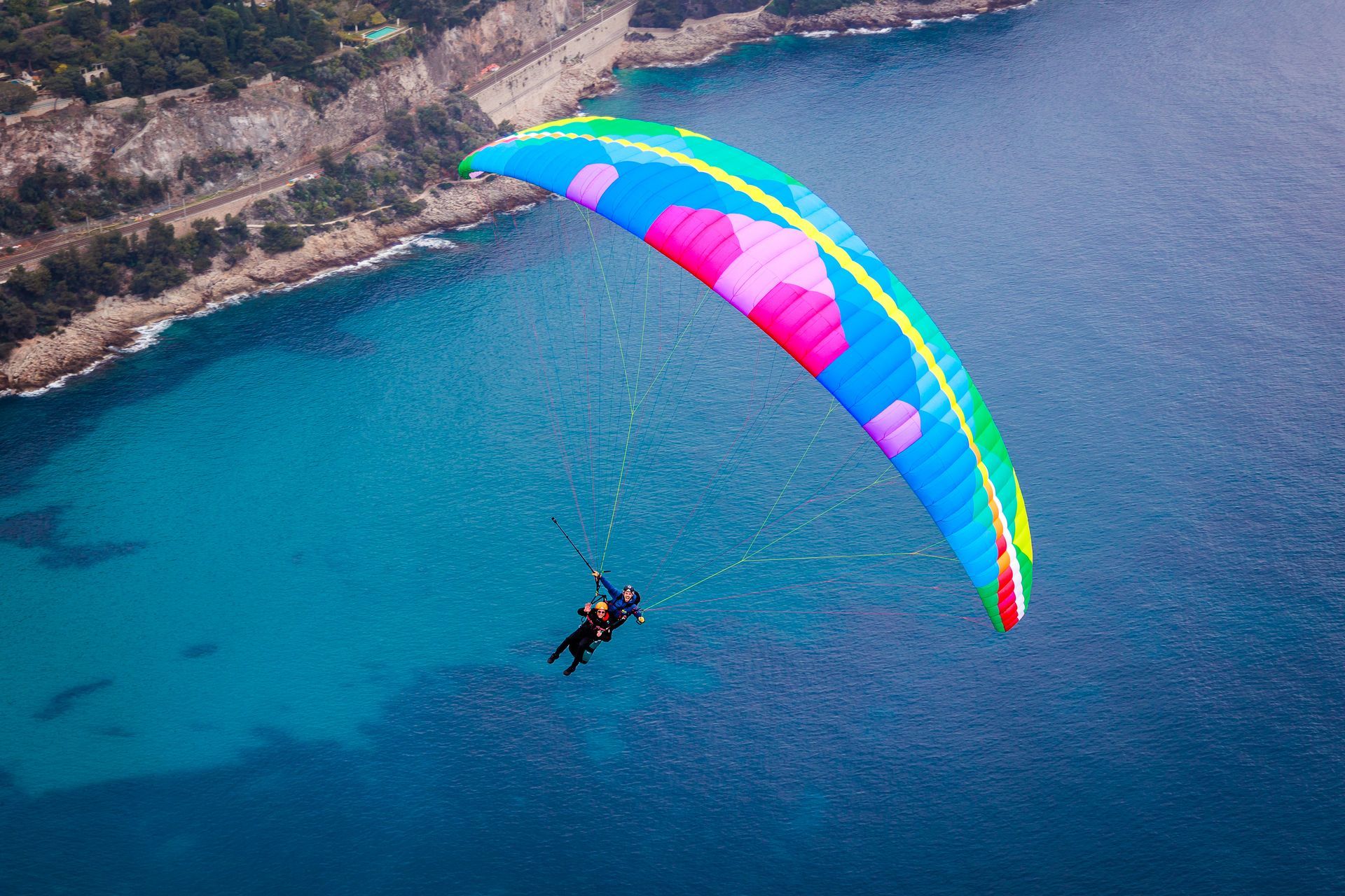 Vol en parapente biplace