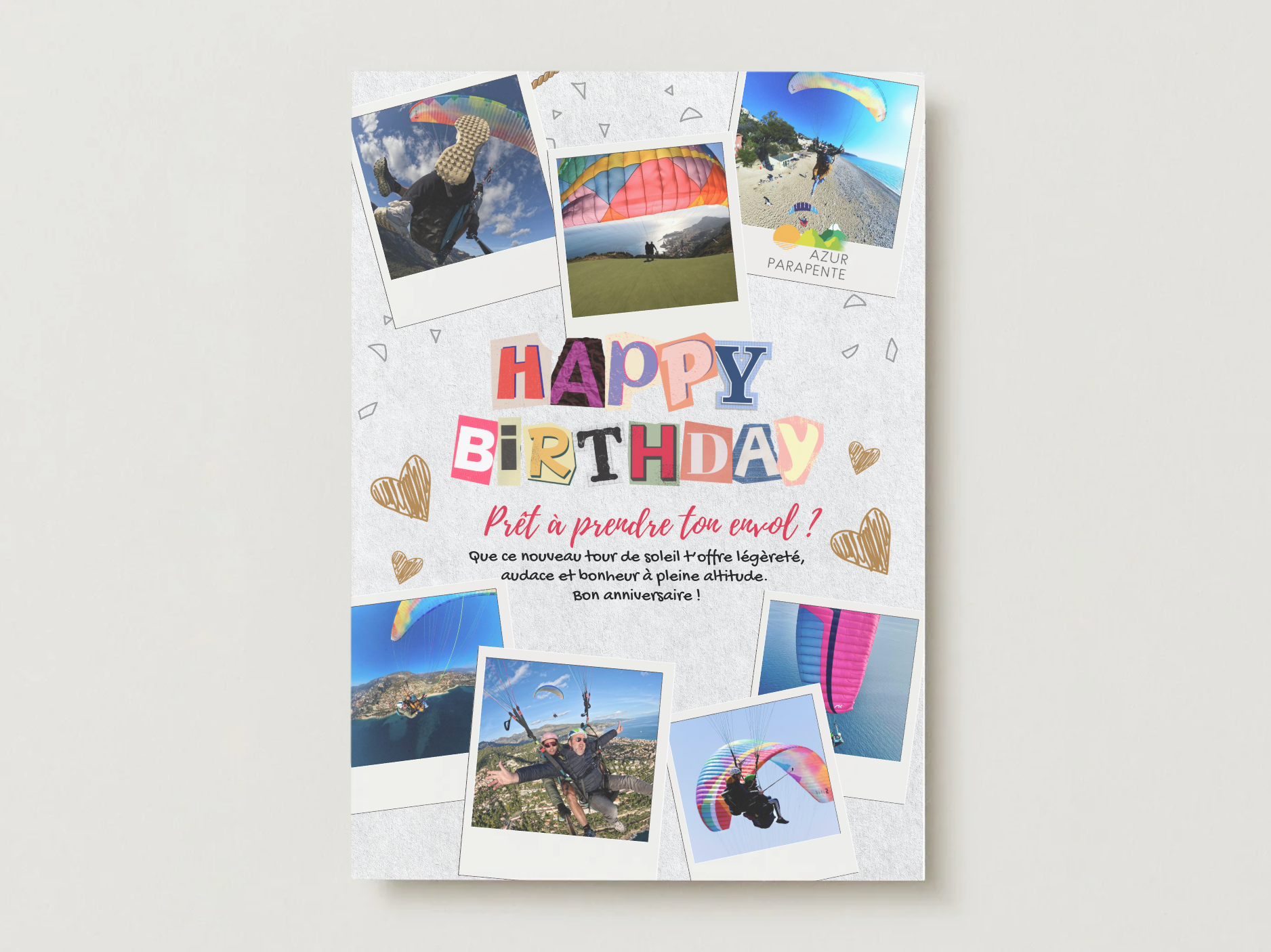 Joyeux Anniversaire en Plein Ciel Le Cadeau Sensationnel