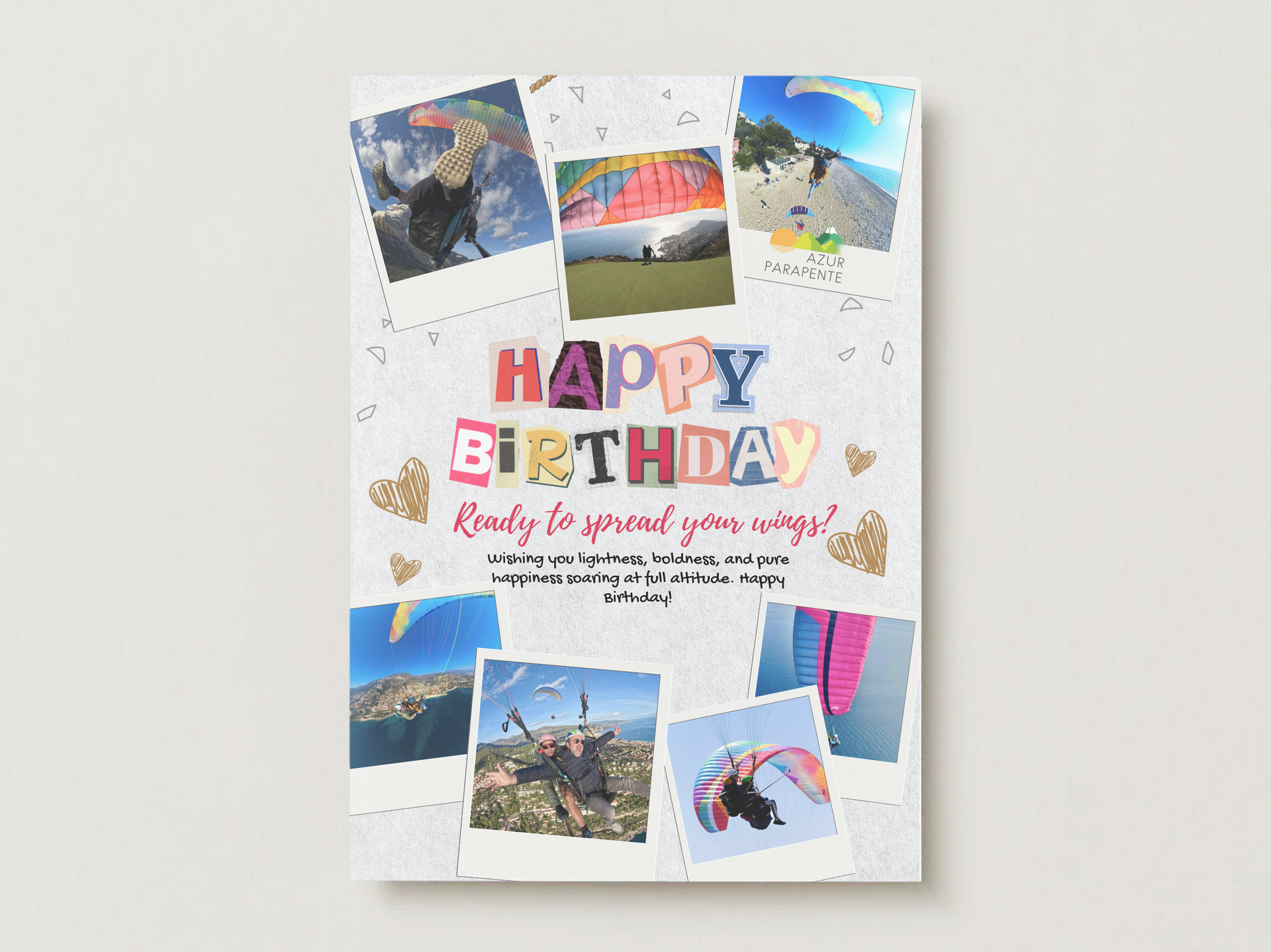 birthday gift, tandem paragliding, Côte d'Azur