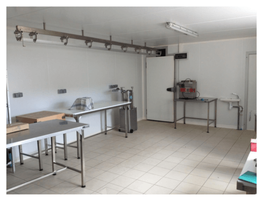 Création de laboratoires agroalimentaires : portes et menuiseries