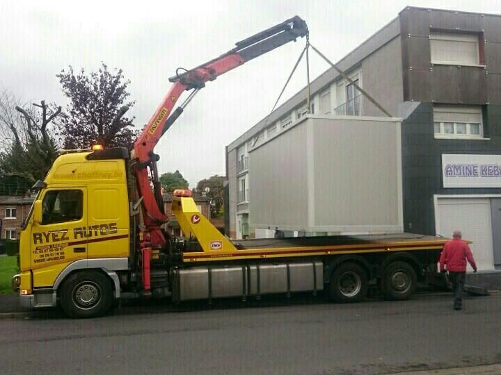 Transport d'un conteneur