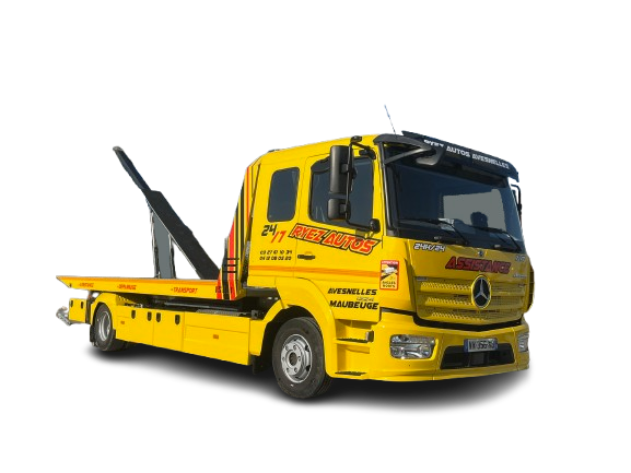 Un camion de dépannage