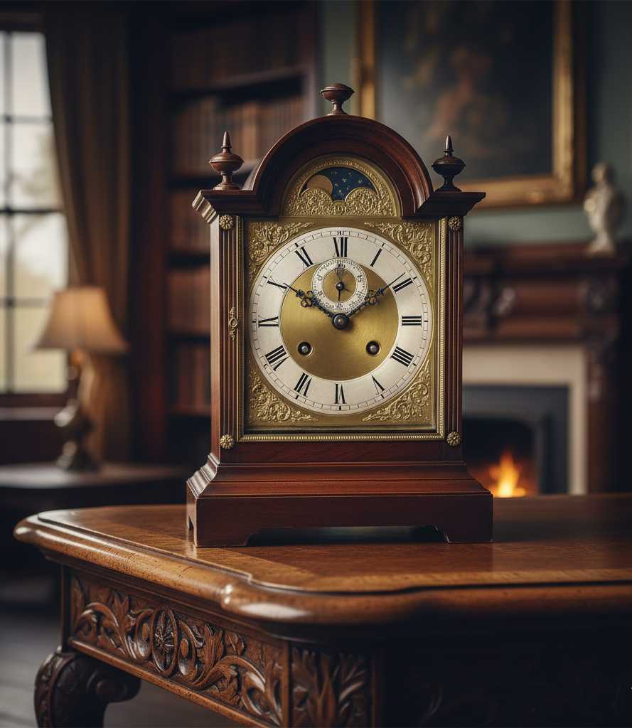 Horloger réalisant un diagnostic sur une horloe