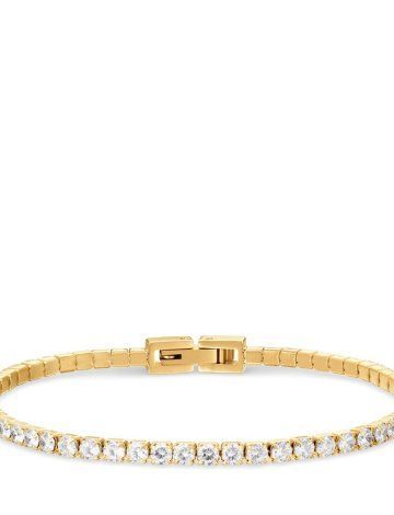 Armband - Stál/gyllt - 17,19,21cm