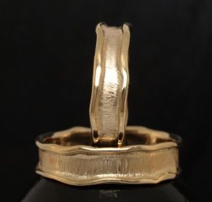 VV-Handsmíði 14k Trúlofunarhringar/Giftingarhringar