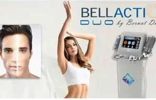 Un cartel para el dúo facial y corporal de Bellaction.