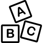 Las letras a, b y c están en los bloques.