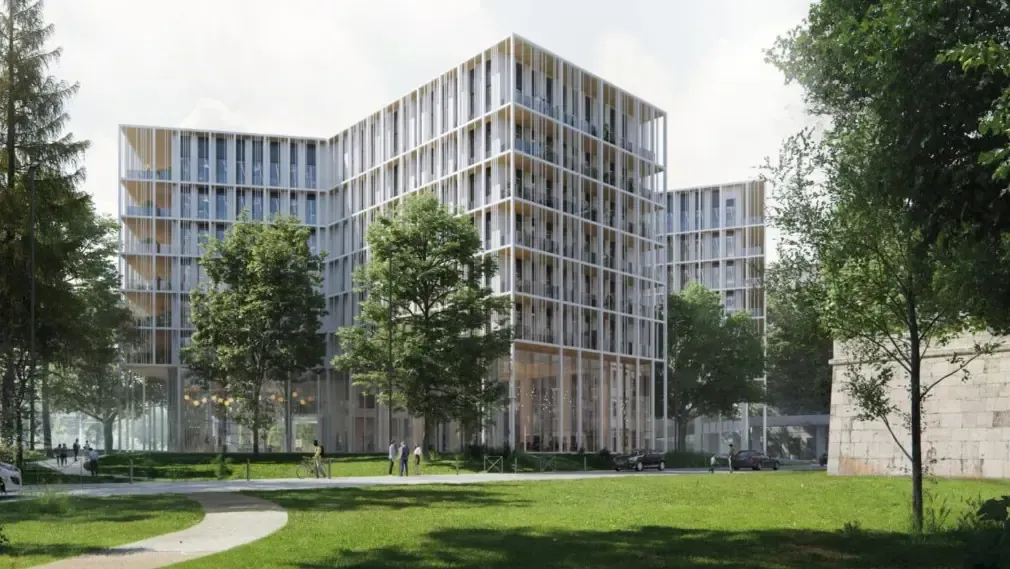 Grand bâtiment neuf