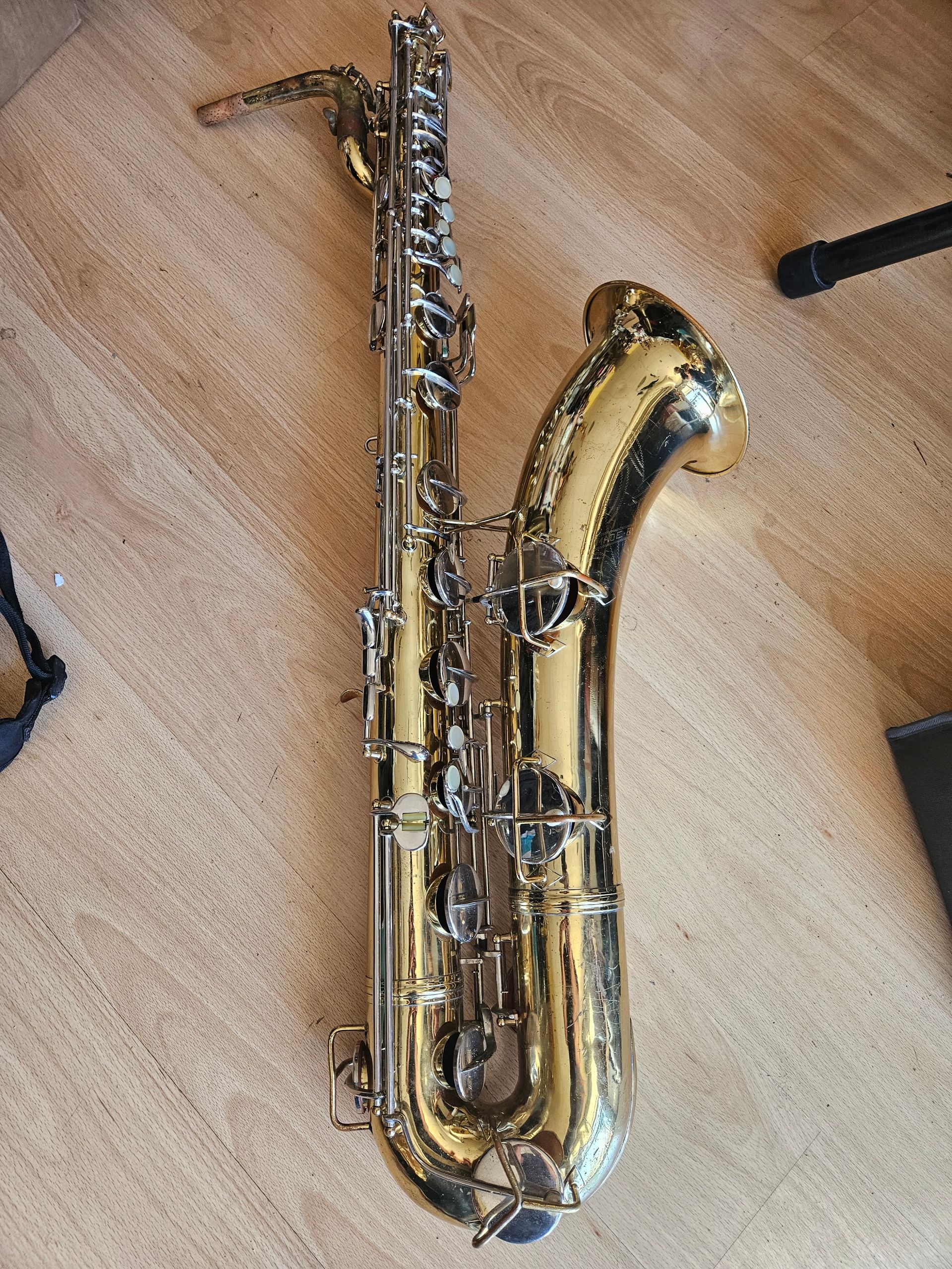 SAXOPHONE BARYTON CONN 12M LADY FACE 1955 OCCASION