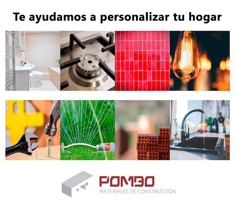 Un collage de imágenes de una estufa, un fregadero, una bombilla y otros elementos.